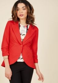 Fine and Sandy Blazer in Red at ModCloth