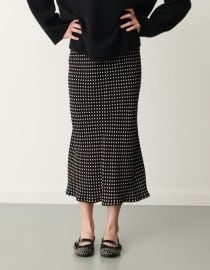 Finery London Evelyn Polka Dot Midi Skirt at Nordstrom