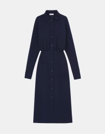 Finesse Crepe Blouson Shirtdress Lafayette 148 New York at Lafayette 148