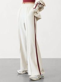 Finish Line Mid Rise Track Pant in Bone Redwood at Athleta