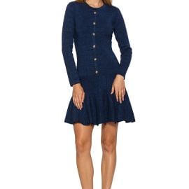 Finlo Crewneck Fit And Flare Flounce Dress at Alexia Admor