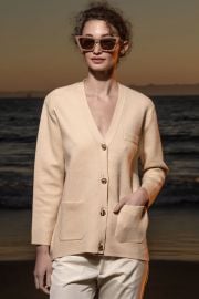 Finny Cardigan - Ivory at Heidi Merrick