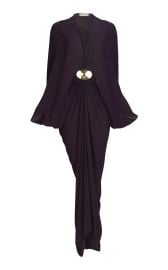 Fiore Draped Crepe Maxi Dress By Silvia Tcherassi at Moda Operandi