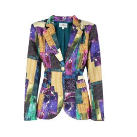 Fiorella Luxe Patchwork Blazer - Sassy Jones at Sassy Jones