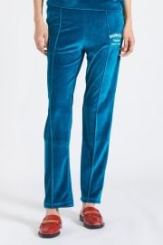 Fiorucci Equipe Logo Velour Jogger Pants at Fiorucci