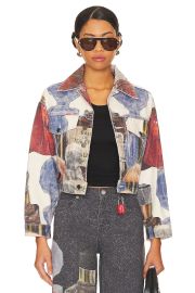 Fiorucci L eau De Fiorucci Cropped Denim Jacket at Revolve