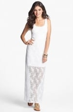 Fire Lace Tank Maxi Dress at Nordstrom