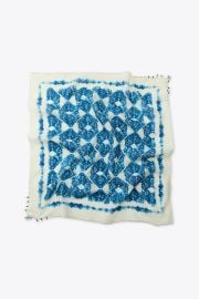 Fish And Bead Printed Scarf at Zara