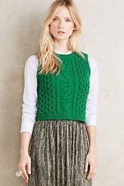 Fisherman Sweater Vest at Anthropologie