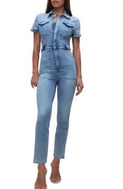 Fit For Success Denim Jumpsuit by Good American at Nordstrom