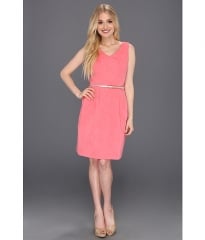 Fit and flare jacquard dress by Ellen Tracy at 6pm