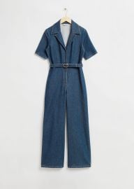 Fitted 70s Collar Jumpsuit at & Other Stories