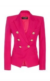 Fitted Classic Wool Blazer at Moda Operandi