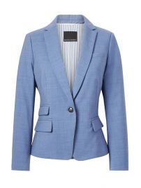 Fitted Crop Lightweight Wool Blazer by Banana Republic at Banana Republic