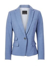 Fitted Crop Lightweight Wool Blazer by Banana Republic at Banana Republic