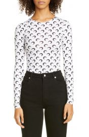 Fitted Moon Print Top at Nordstrom