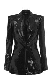 Fitted Sequined Blazer By Alex Perry at Moda Operandi