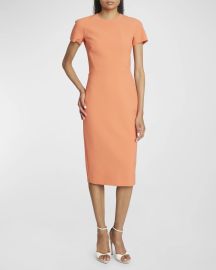 Fitted T-Shirt Sheath Dress at Neiman Marcus