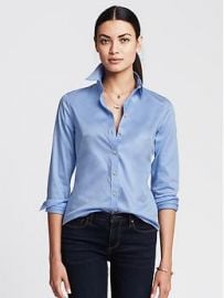 Fitted non iron shirt at Banana Republic