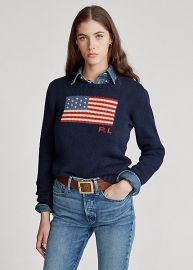 WornOnTV: Leah’s navy American flag sweater on The Real Housewives of ...