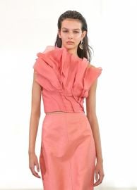 Flame Sculpted Crop Top By Aje at Moda Operandi