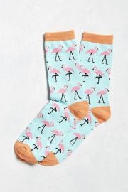 Flamingo Socks at Urban Outfitters