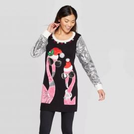 Flamingo Tunic Ugly Holiday Sweater at Target