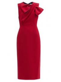 Flandre draped-bow crepe dress   Roksanda   MATCHESFASHION US at Matches