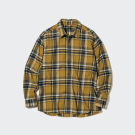 Flannel Checked Long-Sleeve Shirt UNIQLO US at UNIQLO