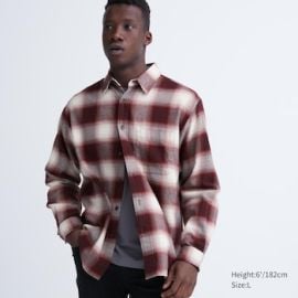 Flannel Checked Shirt UNIQLO US at Uniqlo