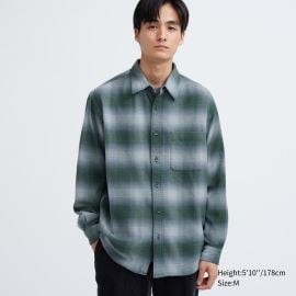 Flannel Checked Shirt UNIQLO US at Uniqlo