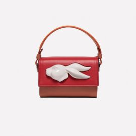 Flap Mini Rabbit Head Bag Miele - at ANDRES GALLARDO