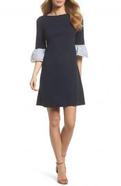 Flare Cuff Shift Dress by Eliza J at Nordstrom