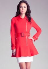 Flare Trench Coat at Bebe