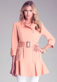 Flare Trench Coat at Bebe