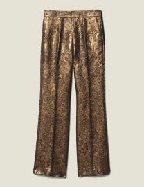 Flared Brocade Tailored Pants at Orchard Mile