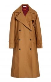 Flared Cotton-Blend Trench Coat at Moda Operandi