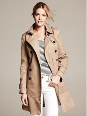 Flared Trench at Banana Republic