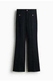 Flared Twill Trousers at Nordstrom