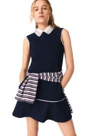 Flared dress with contrast trim at Nordstrom