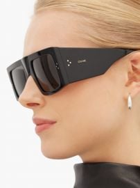 Flat Top Acetate Sunglasses by Celine at Matches