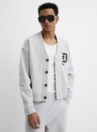Fleece Letterman Cardigan at Simons