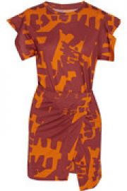 Flessy printed cotton-jersey mini dress at The Outnet