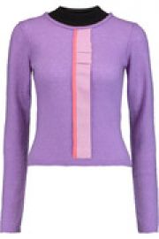 Fletcher ruffled cashmere silk and wool-blend sweater at The Outnet