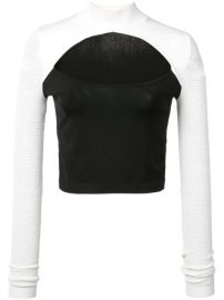 Fleur Du Mal Cut Out Knit Top  - Farfetch at Farfetch