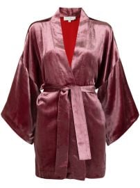 Fleur Du Mal Haori Velvet Robe - at Farfetch