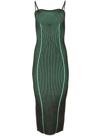 Fleur Du Mal Ribbed knit tube dress at Farfetch