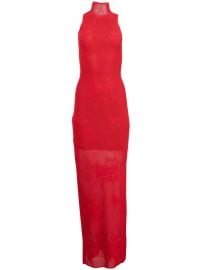 Fleur Du Mal Skorpio Dress Red at Farfetch