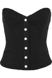 Fleur Du Mal Snap Front Corset Top at Intermix