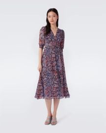 Fleur Midi Dress at DvF